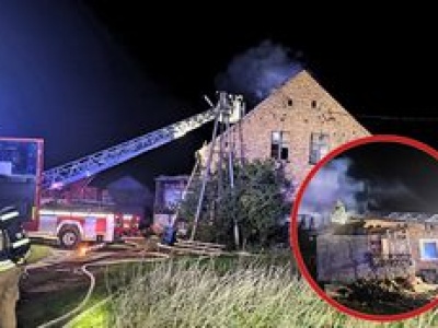 Pożar budynku wielorodzinnego w Sokołowie Budzyńskim. 12 osób ewakuowało się przed przybyciem straży pożarnej