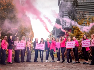 Różowy październik w KGHM z hasłem „Jesteś ważna, badaj się!”