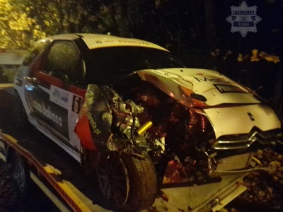 Wypadek na Rajdzie Wisły. Wezwano śmigłowiec LPR