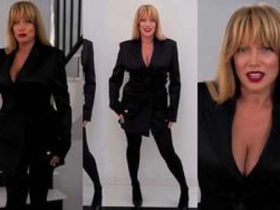 ODMIENIONA Joanna Liszowska pręży się w śmiałej stylizacji: 