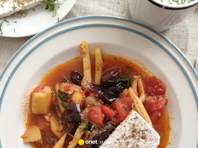 Jeszcze troszeczkę lata, już troszeczkę jesieni na talerzu. Czas na fasolakię