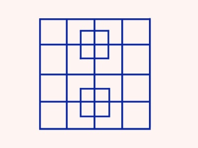 Myli wzrok największych bystrzaków. Policzysz, ile kwadratów jest na obrazku?