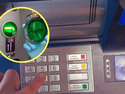 Nigdy nie wkładaj karty do bankomatu przed sprawdzeniem. Wystarczy sekunda