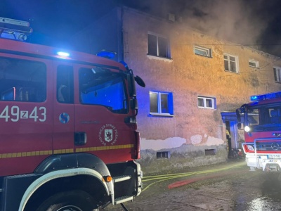 Pożar w gminie Płoty