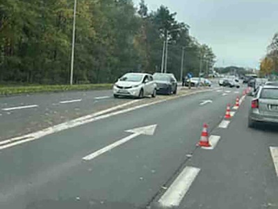 Wypadek w Zielonej Górze. Ranna jedna osoba