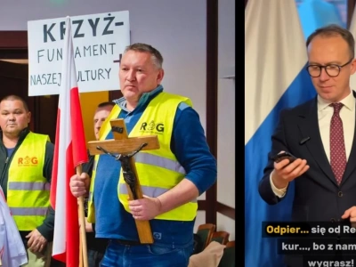 Fundament naszej kultury przemawia do prezydenta Legnicy: Odpier... się, śmieciu