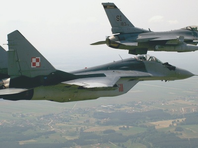 Rosyjski samolot przechwycony przez Polskie myśliwce