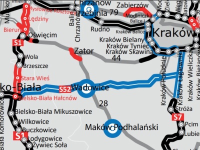 Droga S52 nie tak szybko. Trzeci raz wybiorą wykonawcę