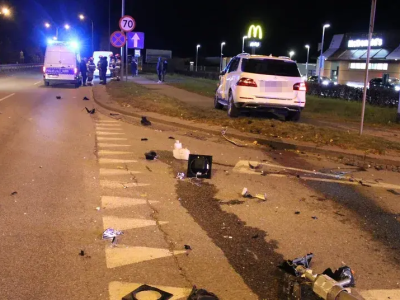 Pijana Ukrainka wjechała w samochód. Kierował nim pijany Ukrainiec