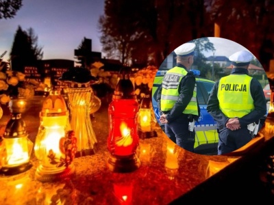 Pijana kobieta zatrzymana przy cmentarzu. Miała 2 promile i prowadziła samochód