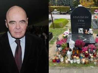 Stanisław Tym doczekał się nagrobka. Do niedawna grób był kopcem ziemi