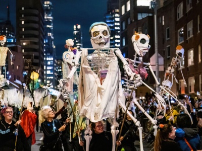 Halloweenowa parada w NYC