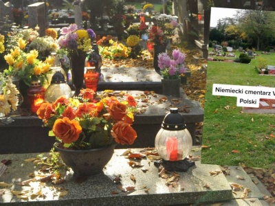 Polak poszedł na cmentarz w Niemczech. Pokazał, czym się różni od polskiego