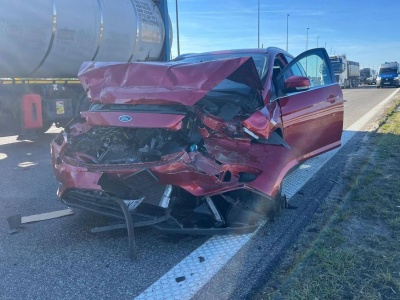 Wypadek na A4 w Bratkowicach – trzy osoby trafiły do szpitala