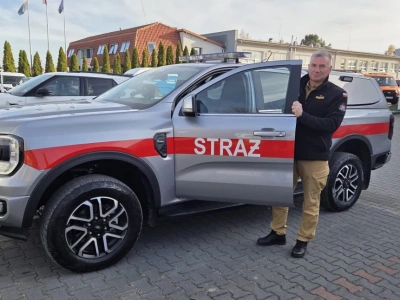 Ford Ranger zasili flotę straży pożarnej w Wysokiem Mazowieckiem