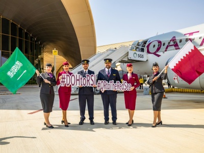 Qatar Airways zainaugurowały loty na lotnisko Red Sea