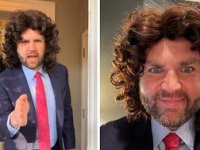 Vance zażartował z siebie na Halloween. W sieci hit z peruką i memem