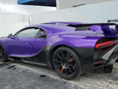 Używane Bugatti Chiron na sprzedaż. Naprawa pochłonie majątek