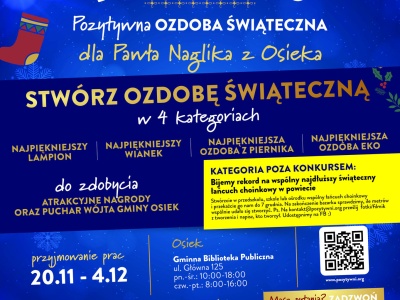 Pozytywna ozdoba świąteczna. Czekają fantastyczne nagrody