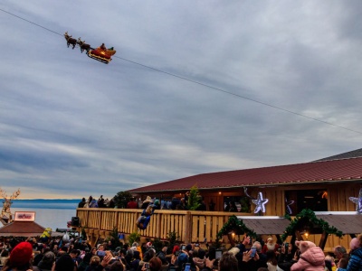 Czegoś takiego nie ma nigdzie indziej. Nad miastem suną sanie Mikołaja. Święta nabierają magii