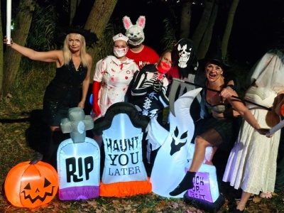 Morsowe Halloween i kąpiel w deszczu (ZDJĘCIA)