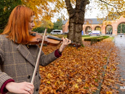 Zaduszki na Cmentarzu Centralnym. 