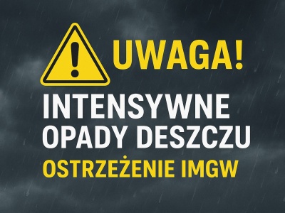 Po słonecznym weekendzie deszczowy poniedziałek. IMGW ostrzega