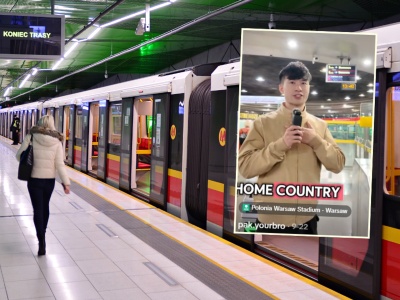 Pokazał, co zaskoczyło go w Warszawie. 