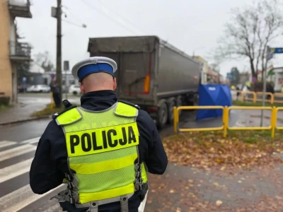 Tragiczny wypadek w Morągu. Kobieta potrącona przez ciężarówkę nie żyje