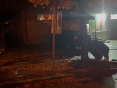 Nocny rajd dzików w Świeradowie-Zdroju