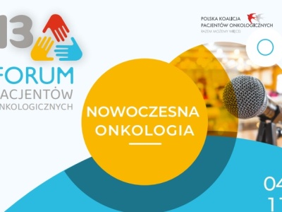 13. Forum Pacjentów Onkologicznych: o nowoczesnej onkologii w Częstochowie już 4 listopada