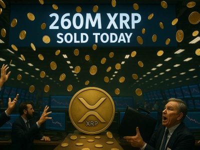 Długoterminowi posiadacze XRP sprzedają 260 mln XRP dziennie