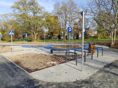 Miasteczko rowerowe w Mościcach na ukończeniu