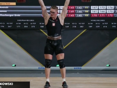 Marcin Ziółkowski (-110kg) WICEMISTRZEM Europy juniorów w podnoszeniu ciężarów!
