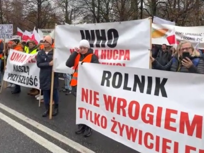 Rolnicy z Lubelszczyzny pikietowali w Warszawie. Walczą o tysiące miejsc pracy