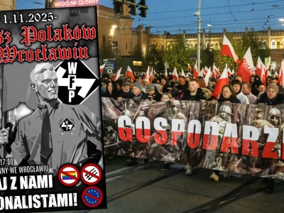Skandal przed marszem 11 listopada we Wrocławiu. Promuje go grafika z czasów III Rzeszy