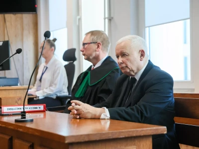 Kaczyński stawił się w sądzie. 