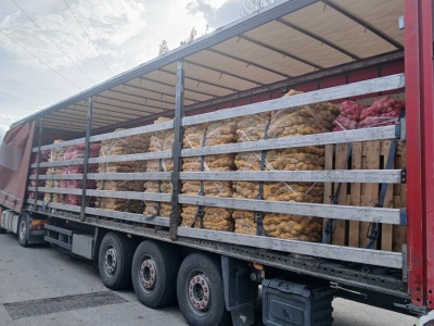 Zatrzymali transport ziemniaków. W środku 