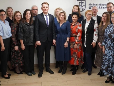 Nauczyciele w gościcie u burmistrza Stawiszyna