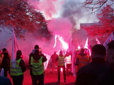 Przeciwko rządowi, Tuskowi i Zielonemu Ładowi. 10 tysięcy osób wzięło udział w manifestacji w Katowicach