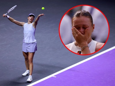 Było 0:6, 0:2, gdy w meczu Świątek polały się łzy. 