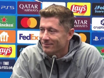 Lewandowski wylądował na okładce przed meczem w LM. 