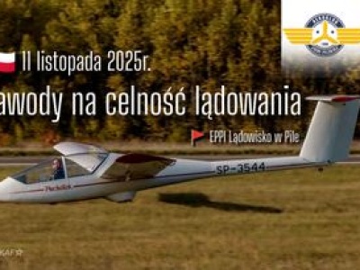Szybowce nad Piłą – zawody o celność lądowania w Święto Niepodległości