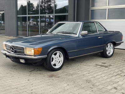 Mercedes 500 SL R107 1982 – 62000 PLN – Rybarzowice