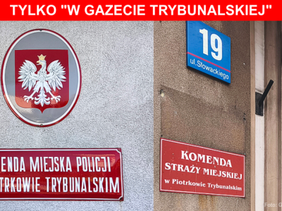 Piotrków. Dane osobowe – audyt „GT” – policja i straż miejska