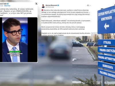 Pacjenci onkologiczni są odsyłani. 