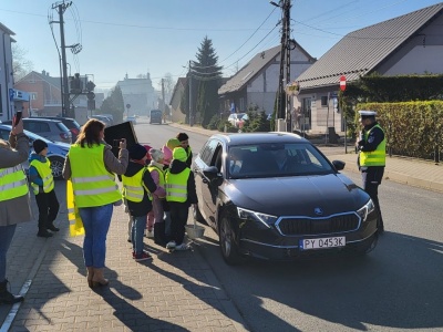 Mali Bohaterowie Na Świecąco! Dziecięca Kontrola Drogowa. Spytkowice