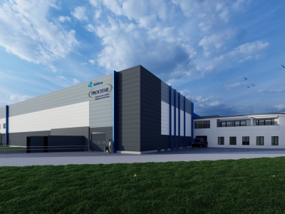 Nowe centrum dystrybucyjne Hasco w Sosnowcu już na półmetku. Trwa montaż wyposażenia