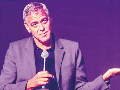 Obrona wartości. George Clooney w Łodzi