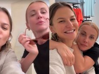 Katarzyna Zielińska wpadła do studia Anny Lewandowskiej w Barcelonie. 